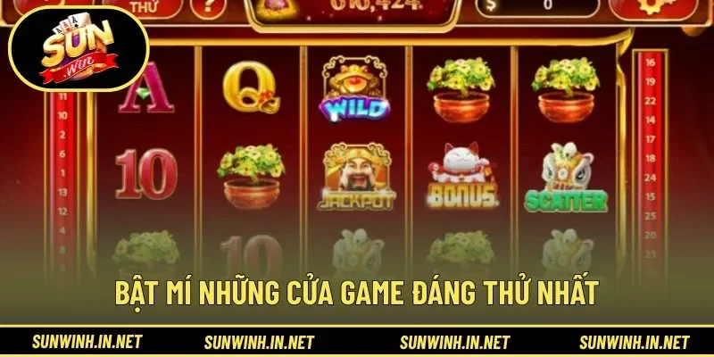 Bật mí những cửa game đáng thử nhất